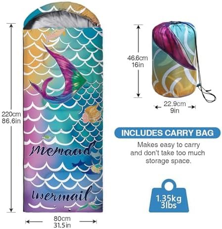 oaskys Sleeping Bag for Adults Cold & Warm Weather - Lightweight Waterproof Back... - Image 3