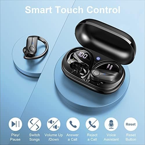 Donerton Wireless Earbud, Bluetooth 5.3 Headphones Noise Cancelling Mic, Bluetoo... - Image 4