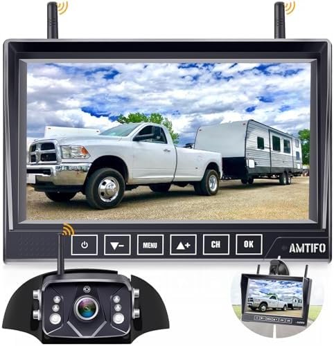 Wireless Backup Camera for Furrion RV: 7-Inch Recording Plug-Play Easy Setup Tru... - Image 2