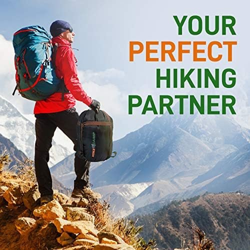 Backpacking Sleeping Bag Camping Gear - Mummy Sleeping Bag For Adults/Teens w/ P... - Image 6