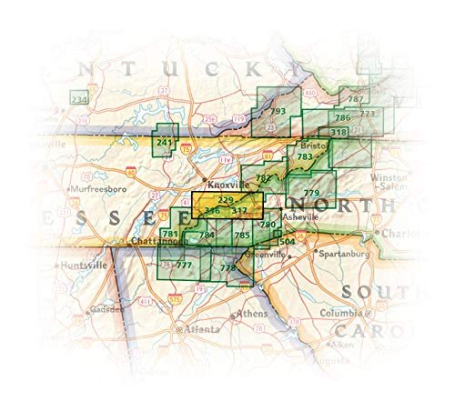 Great Smoky Mountains National Park Map (National Geographic Trails Illustrated ... - Image 7