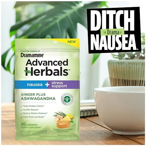 From the Makers of Dramamine, Advanced Herbals, Nausea and Stress Support with G... - Image 7