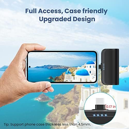 Mini Portable Charger 5200mAh,PD Fast Charging USB C Power Bank,Portable Phone C... - Image 7