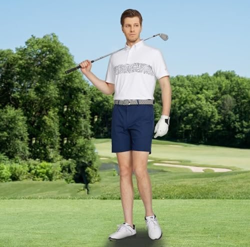 M MAELREG Golf Shirts for Men Dry Fit Moisture Wicking Performance Lightweight P... - Image 3