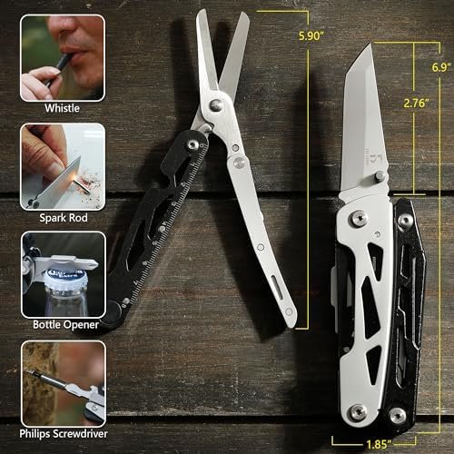 THE FRONT Multitool 19 in 1 Multitools Pliers with Detachable Scissors, Survival... - Image 4