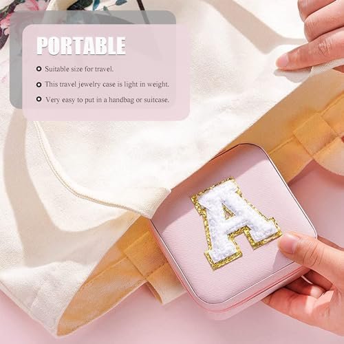 MODENGKONGJIAN Travel Jewelry Case for Women Fashion, Ring Necklace Earring Jewe... - Image 7
