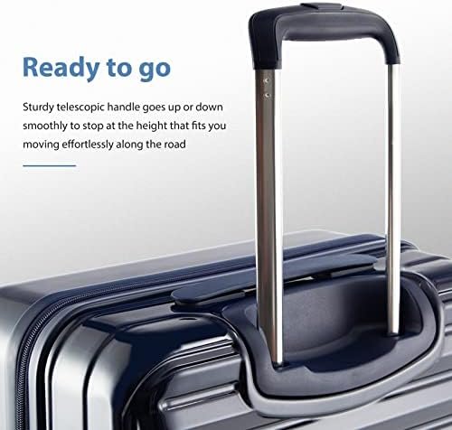 Coolife Luggage Suitcase expandable (only 28”) ABS+PC Spinner suitcase with TSA ... - Image 9