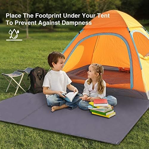 REDCAMP Waterproof Camping Tent Tarp - 83" x83'', 4 in 1 Multifunctional Tent Fo... - Image 3