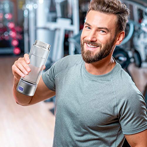 LevelUpWay - Glass Hydrogen Water Bottle Generator with SPE PEM Technology (350m... - Image 8