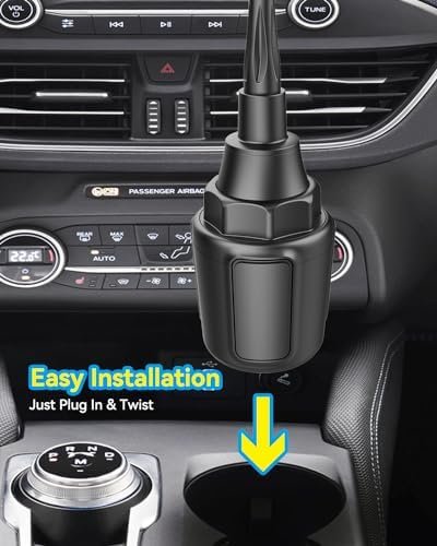 for Garmin GPS Car Mount Cup Holder Replacement 17mm Ball Mount with Adjustable ... - Image 8