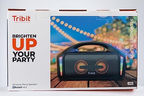 Tribit StormBox Blast Portable Speaker: 90W Loud Stereo Sound with XBass, IPX7 W... - Image 10
