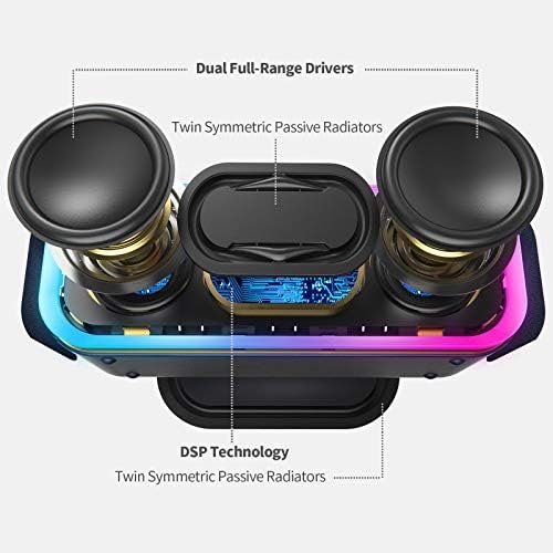 Bluetooth Speaker, DOSS SoundBox Pro+ Wireless Pairing Speaker with 24W Stereo S... - Image 3