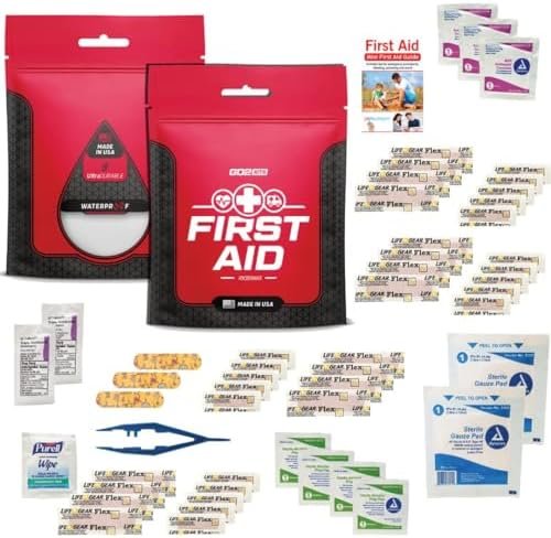 54-Piece First Aid Kit, Basic Plus Emergency First Aid Kit for Home, Work & Trav... - Image 8