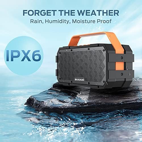 BUGANI Bluetooth Speakers, 40W Loud Portable Bluetooth Speaker with Stereo Sound... - Image 6