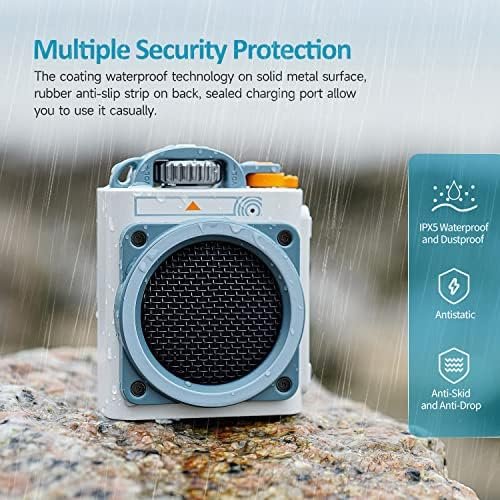 Muzen Portable Bluetooth Speaker, Wild GO IPX5 Waterproof Speaker, Small Bluetoo... - Image 6