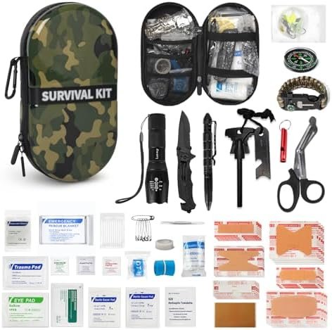 Kitgo Camping First Aid Kit with 113Pcs Camping Tool & Medical Supplies, Waterpr... - Image 2