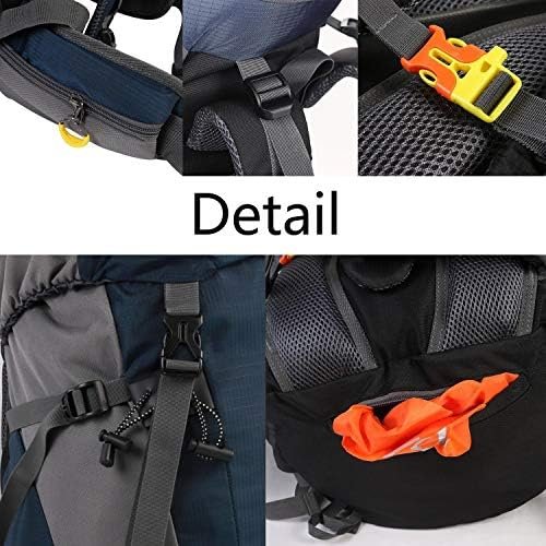Esup 50L Hiking Backpack Men Camping Backpack with rain cover 45l+5l Lightweight... - Image 5