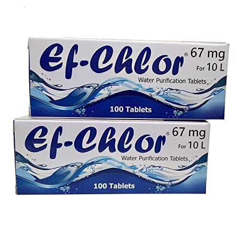 Ef-Chlor Water Purification Tablets/Drops (67 mg - 100 Tablets) - Potable Water ... - Image 8