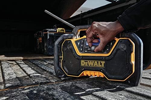DEWALT 12V/20V MAX Portable Bluetooth Radio, Cordless, 100 ft Range, 3.5” Subwoo... - Image 8