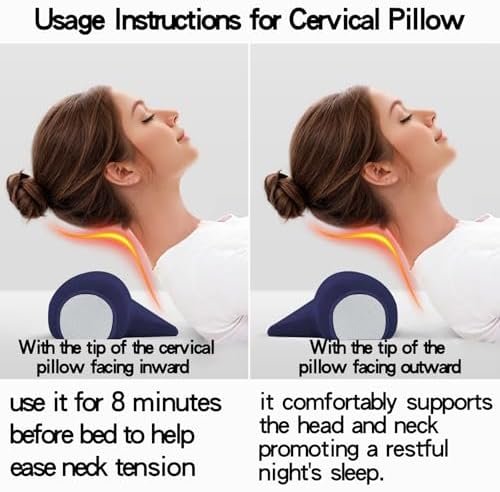 Cervical Neck Pillow: Designed to Help Alleviate Neck discomfort. This Neck Pill... - Image 7