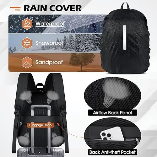 Camera Bag Backpack Professional for DSLR SLR Mirrorless Camera Waterproof Camer... - Image 5