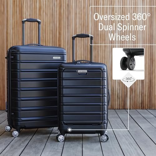 Samsonite Omni 2 Hardside Expandable Luggage with Duel Spinner Wheels, Midnight ... - Image 3