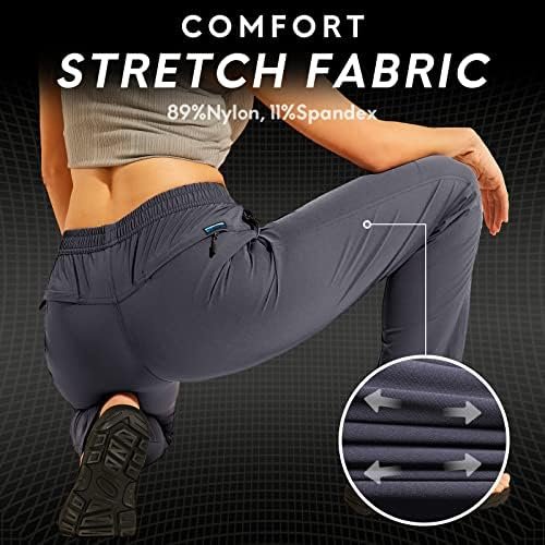 Haimont Women's Hiking Pants Quick Dry Lightweight Water Resistant Elastic Waist... - Image 4