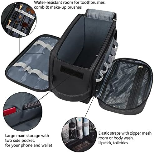 BURUIS Extra Large Toiletry Bag for Men, Travel Toiletry Organizer Dopp Kit Wate... - Image 6