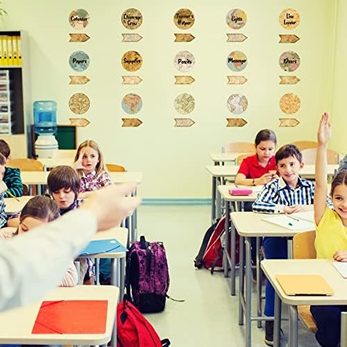 Travel The Map Classroom Jobs Bulletin Board Set Classroom Helpers Charts Teache... - Image 8