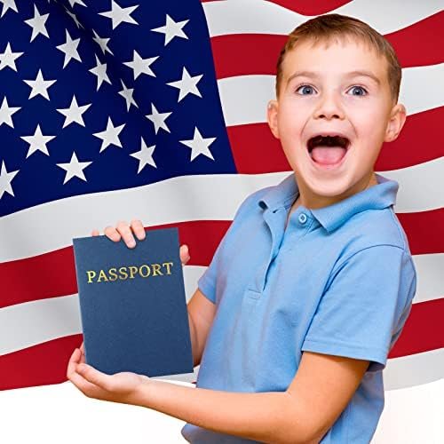 Lewtemi 100 Pcs Blank Passport Notebook Bulk Kids Passport Party Favor Fake Pass... - Image 4