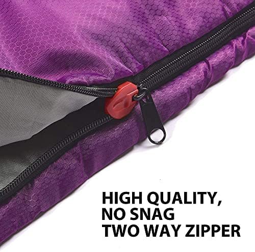 Gold Armour Sleeping Bags for Adults Kids Boys Girls Backpacking Hiking Camping,... - Image 6