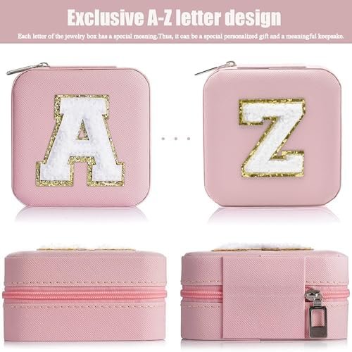 MODENGKONGJIAN Travel Jewelry Case for Women Fashion, Ring Necklace Earring Jewe... - Image 6