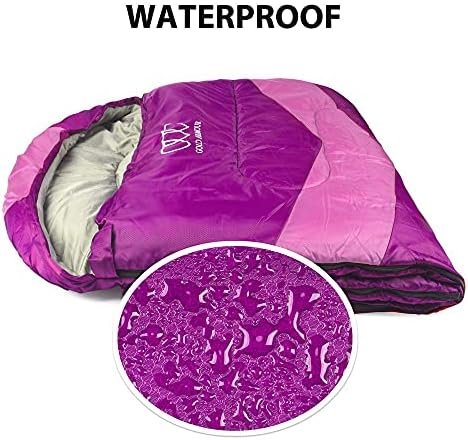 Gold Armour Sleeping Bags for Adults Kids Boys Girls Backpacking Hiking Camping,... - Image 5