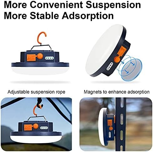 10000mAh 4000LM Flashlight Portable LED Camping Lantern Rechargeable Light 30W w... - Image 5