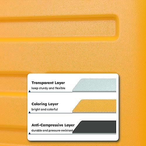 TydeCkare 2pcs 20/24" Luggage Set Lightweight HardShell, 20" Carry On 21.65 * 15... - Image 8