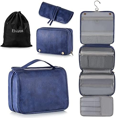 Elviros Toiletry Bag Hanging Travel Organizer for Men and Women, 3 in 1 Multifun... - Image 2
