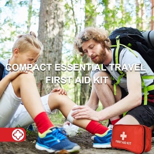 First Aid Kit 184Pcs, First Aid Kit Travel, Mini Travel First Aid Kit for Home, ... - Image 4