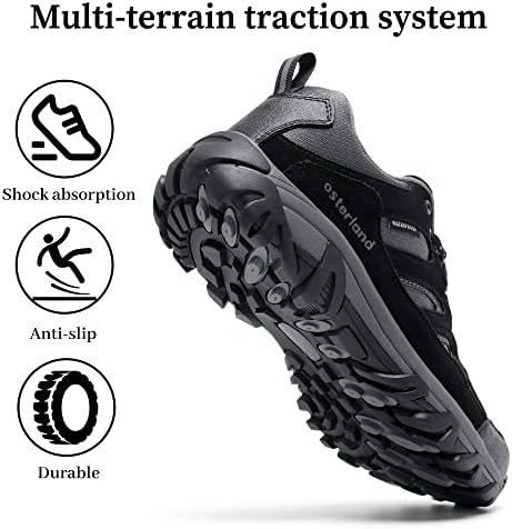 Osterland Men's Hiking Shoes - Outdoor Low-Top Trekking Trail Shoes,Waterproof L... - Image 5