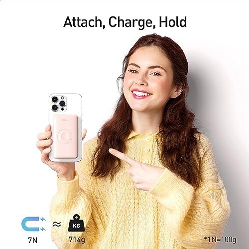 iWALK MAG-X Magnetic Wireless Power Bank with iWatch Charger,10000mAh PD Fast Ch... - Image 8