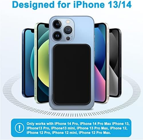 AOGUERBE Magnetic Wireless Portable Charger, 10000mAh Wireless Power Bank PD 22.... - Image 3