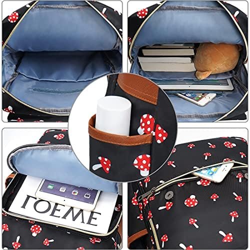 Vintage Laptop Backpack School Bag College Daypack Slim Commuter Backpack Fits 1... - Image 4