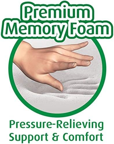 Cloudz Cool Gel Memory Foam Travel Neck Pillow - Grey - Image 5