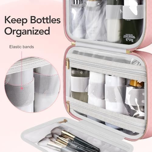 BOOMRICH Toiletry Bag for Women, Travel Hanging Toiletry Bag, Water-resistant Co... - Image 5