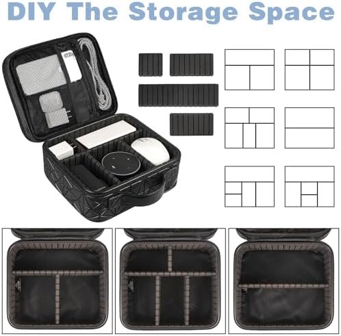 MATEIN Cord Organizer Bag, Large Electronics Organizer Travel Case Cable Storage... - Image 4