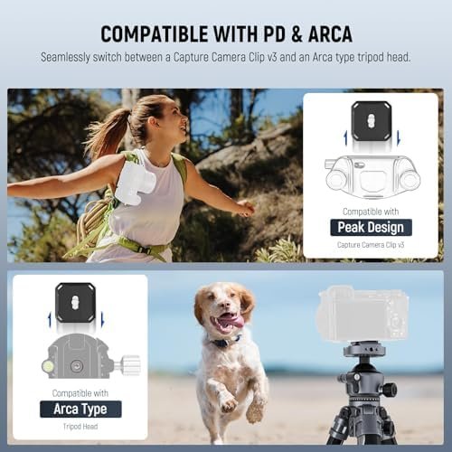 NEEWER LITETRIP LT07 61" Aluminum Travel Tripod for Camera w Pan Tilt Low Profil... - Image 8