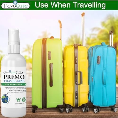 Travel Bed Bug & Mite Killer Spray by Premo Guard 3 oz – Child & Pet Safe – Fast... - Image 6