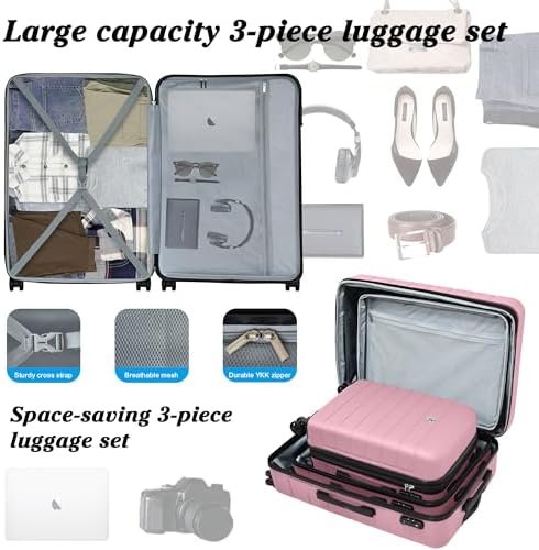 KEYTAN Classic Light Weight Hardside Expandable Spinner Wheels Luggage Suitcase ... - Image 7