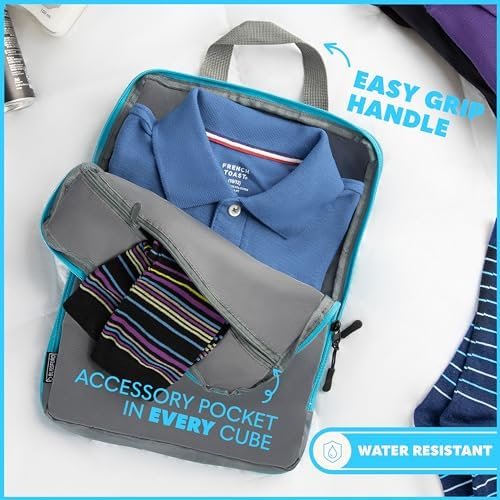 Compression Packing Cubes Travel, 4 Set/6 Set Packing Cubes for Carry on Suitcas... - Image 4