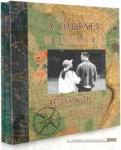 Holoary Adventure Scrapbook Album with Metallic Pen Magnetic Self-Stick Page Scr... - Image 2