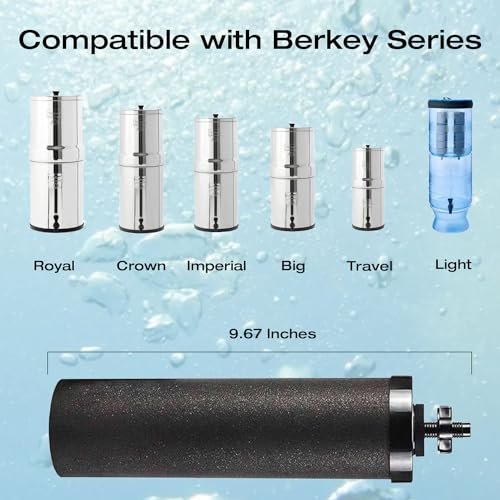H&G Lifestyles Activated Carbon Water Filters Replacement for Berkey® BB9-2® Bla... - Image 6